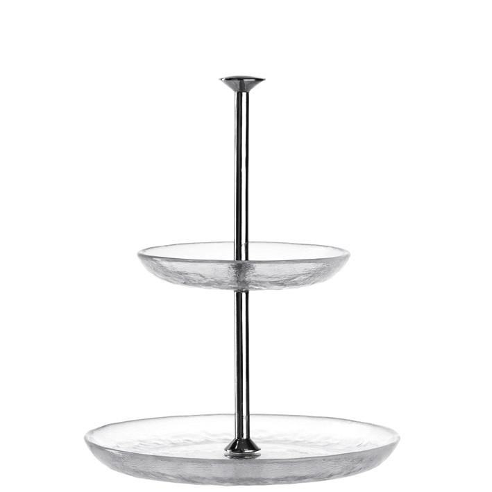 ETAŻERKA 024610 - przezroczysty, Konventionell, metal (21/20/21cm) - Leonardo