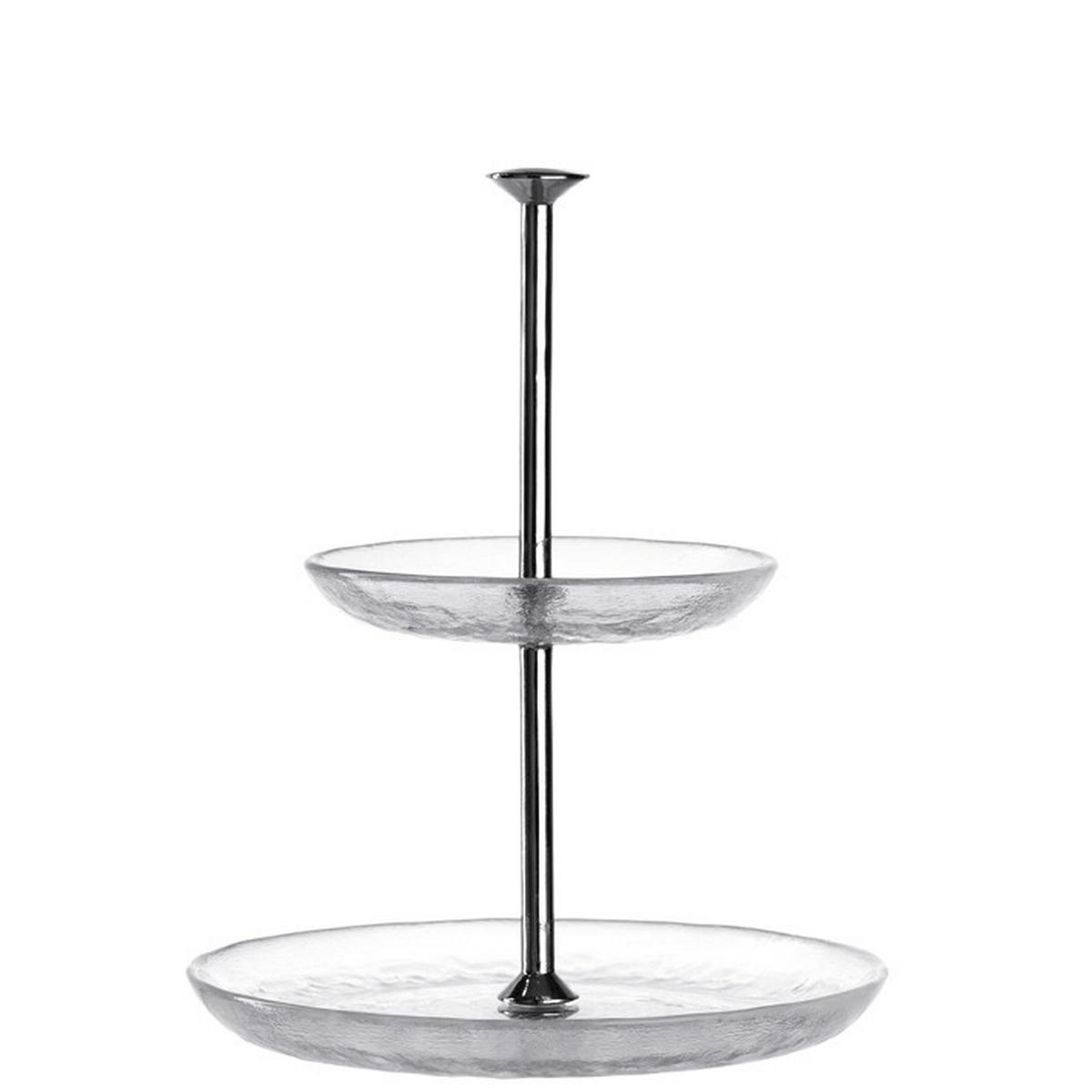 ETAŻERKA 024610 - przezroczysty, Konventionell, metal (21/20/21cm) - Leonardo