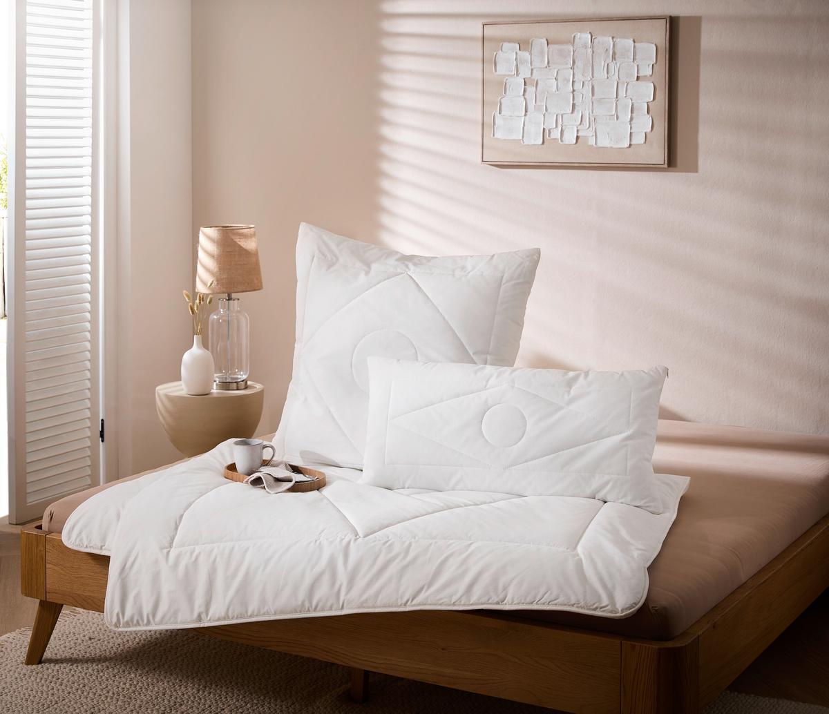 KOŁDRA CAŁOROCZNA NIDRA - kolor naturalny, Konventionell, tworzywo sztuczne/tkanina (135/200cm) - Sleeptex