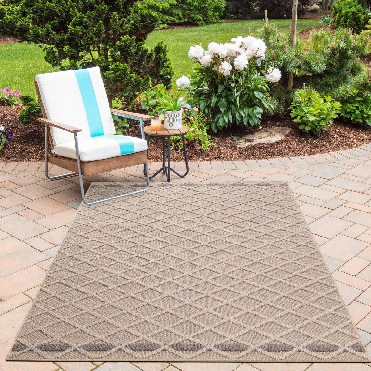 Preproga Za Zunanjo Uporabo Patara, Bež, 80x150cm - bež, Design, tekstil (80/150cm)