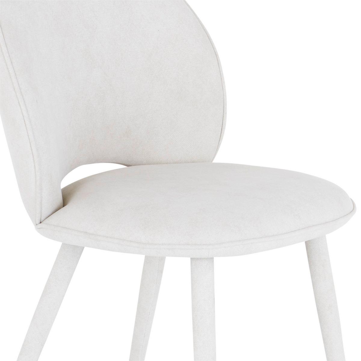 KRZESŁO LAVIK - beżowy, Modern, metal/drewno (50/87/58,5cm) - Livetastic