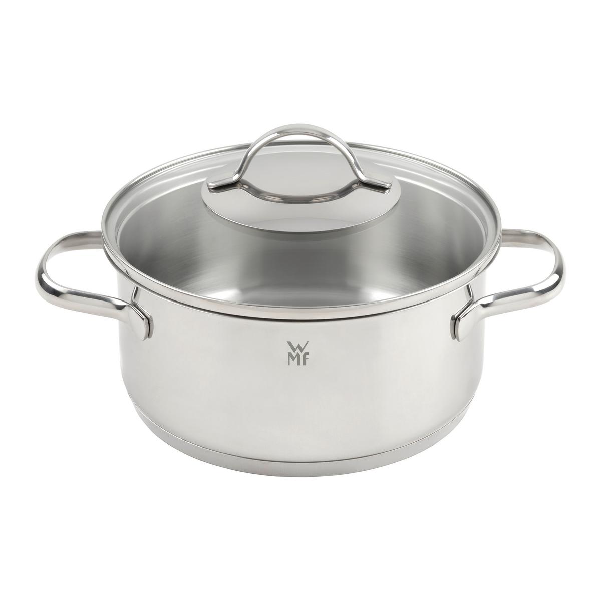 Kochtopfset WMF Provence Plus Edelstahlfarben 7-teilig - Edelstahlfarben, KONVENTIONELL, Metall (57/30/26cm) - WMF