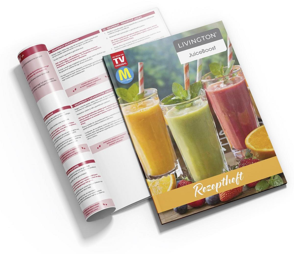 Gyümölcscentrifuga Livington Juice Boost - (12,8/25,5/15,3cm)