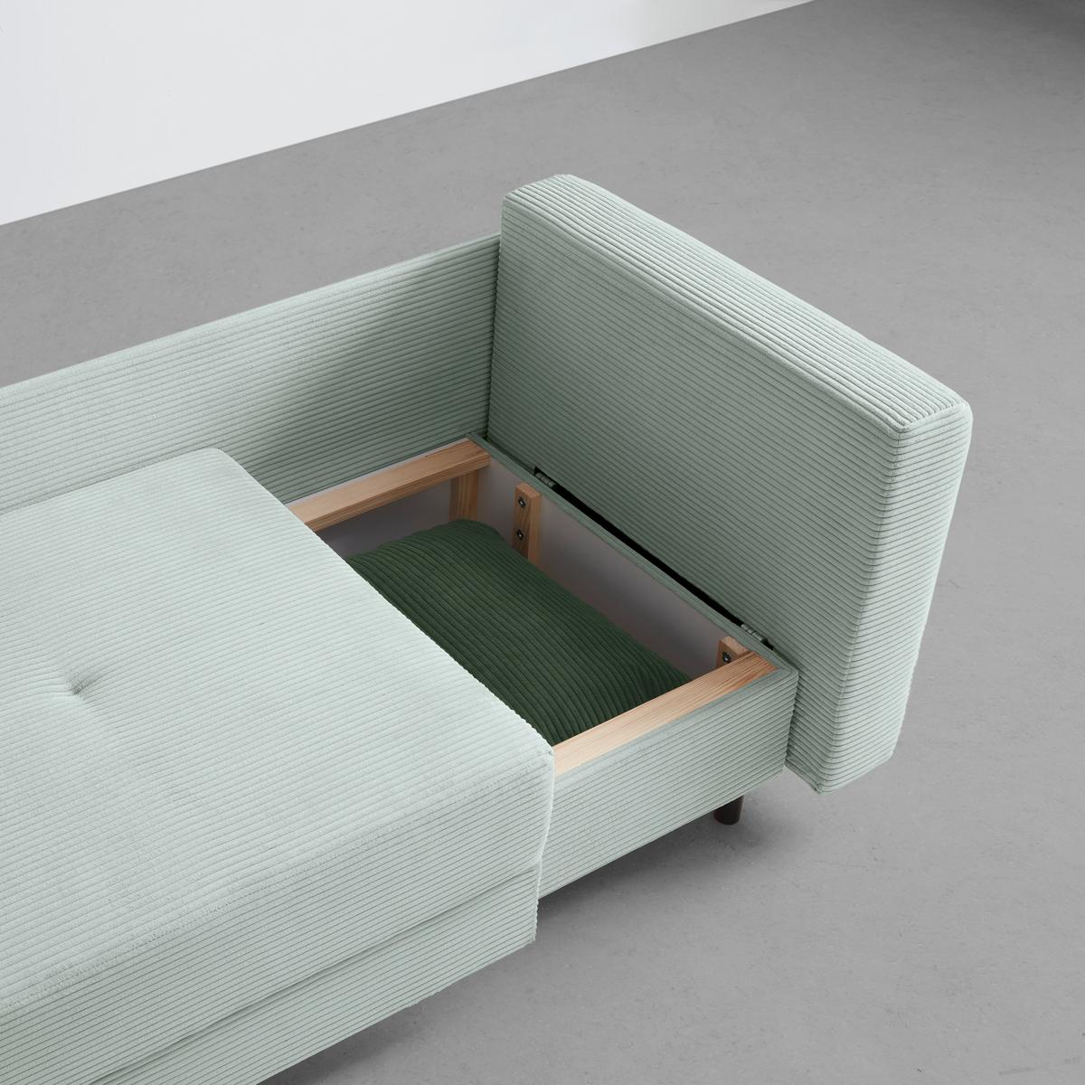 Liege Nova Grau - Schwarz/Grau, MODERN, Holz/Textil (145/62/85cm) - Mömax