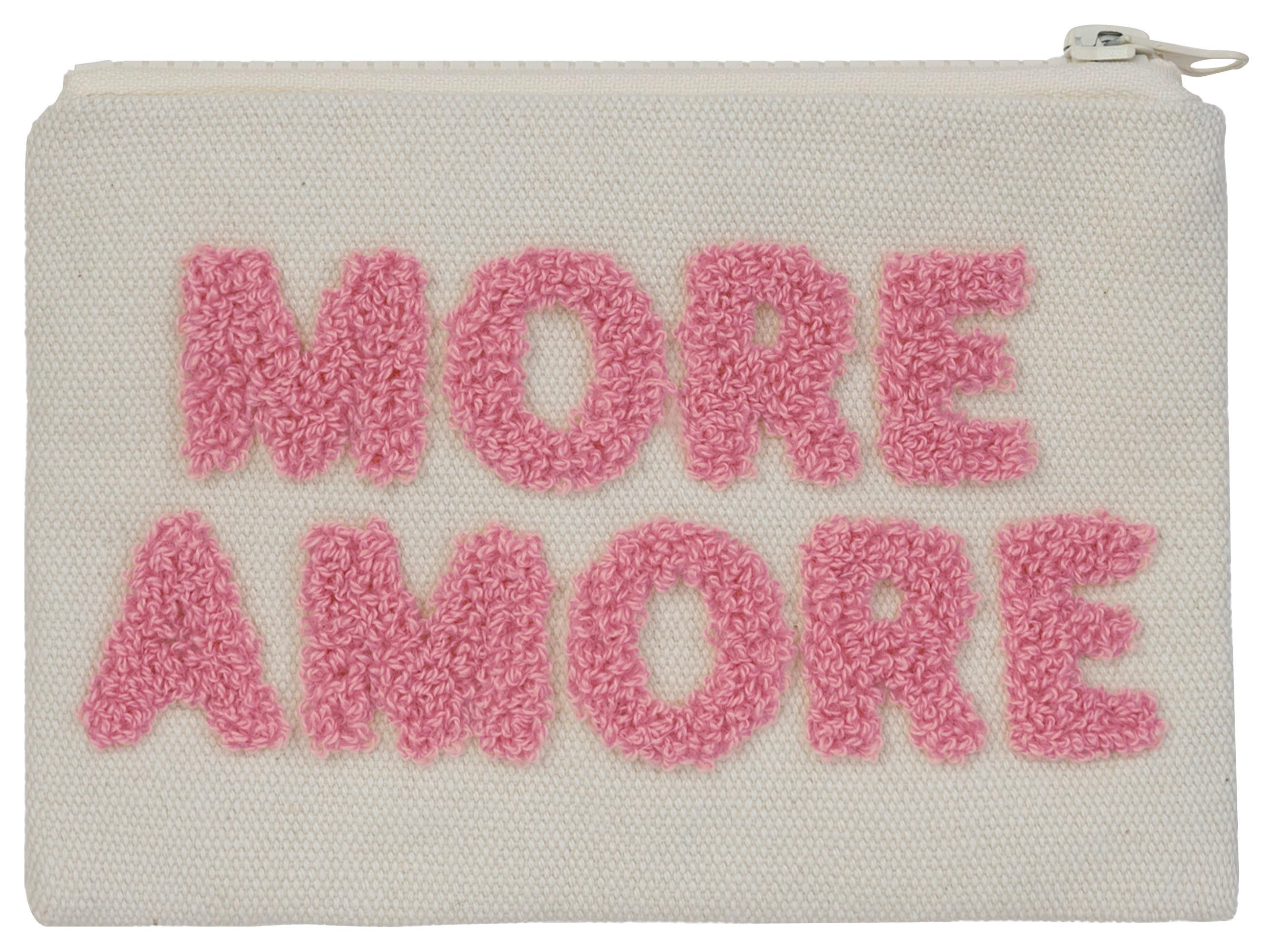 Kosmetiktasche Kia Rosa/Beige - Beige/Rosa, Basics, Kunststoff/Textil (16,5/10,5cm) - Mömax