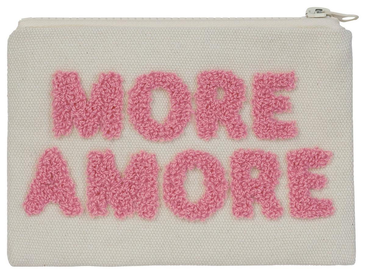 Kosmetiktasche Kia Rosa/Beige - Beige/Rosa, Basics, Kunststoff/Textil (16,5/10,5cm) - Mömax