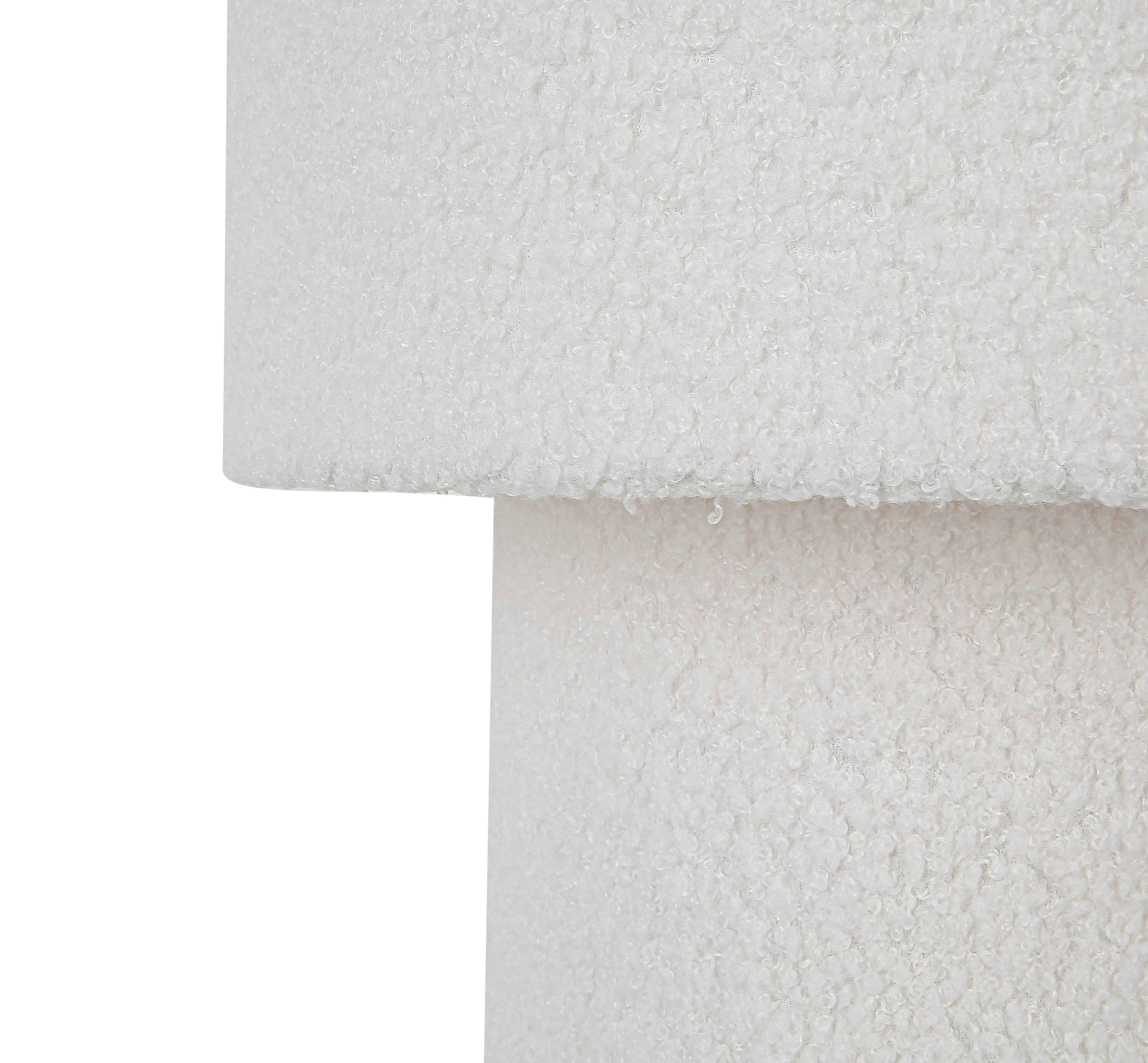 BORDSLAMPA STOFLI - vit/naturfärgad, Modern, metall/textil (28/44cm) - Mömax