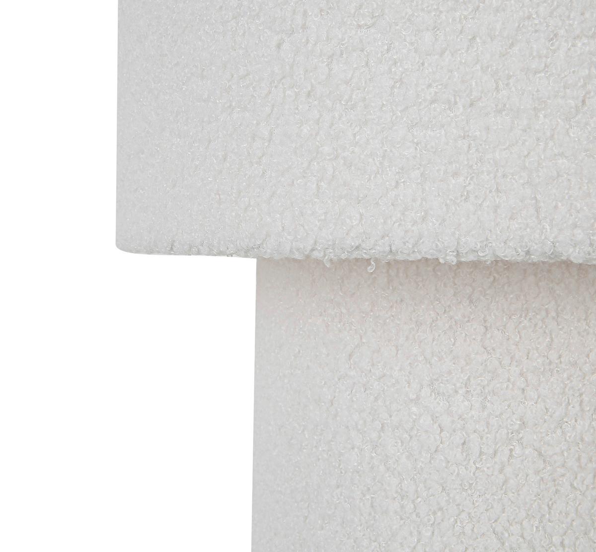 Tischleuchte Stofli Naturfarben/Weiß max. 40 Watt - Naturfarben/Weiß, MODERN, Kunststoff/Textil (28/44cm) - Mömax