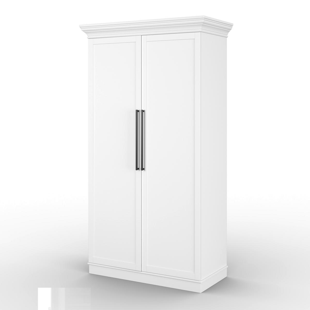 Bufet ALVARO - alb, Modern, material pe bază de lemn (121,5/220/55,5cm) - Bessagi Home