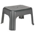 Tritthocker Steps in Silberfarben - Grau, Kunststoff (36,5/30/24cm) - Modern Living Tritthocker Steps in Silberfarben - Grau, Kunststoff (36,5/30/24cm) - Modern Living
