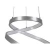 LED-HÄNGLAMPA SILVI - silver, Modern, metall/plast (50/50/120cm) - Mömax