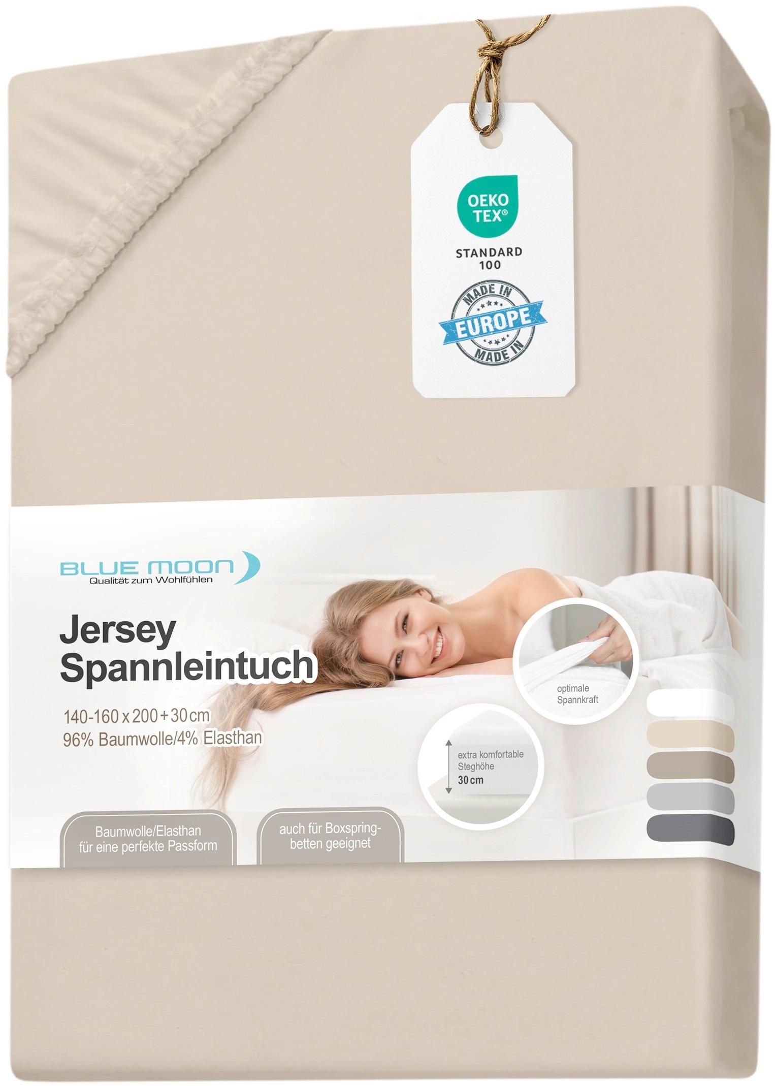 PRZEŚCIERADŁO Z GUMKĄ LUXUS 180-200X200CM, CREME - kremowy, Basics, tkanina (180-200/200cm)