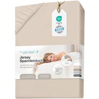 PRZEŚCIERADŁO Z GUMKĄ LUXUS 180-200X200CM, CREME - kremowy, Basics, tkanina (180-200/200cm)