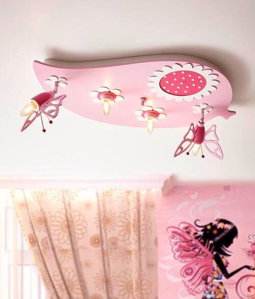 LAMPA SUFITOWA DZIECIĘCA 135488 FALTER BLATT - Trend, drewno (74/8/45cm)