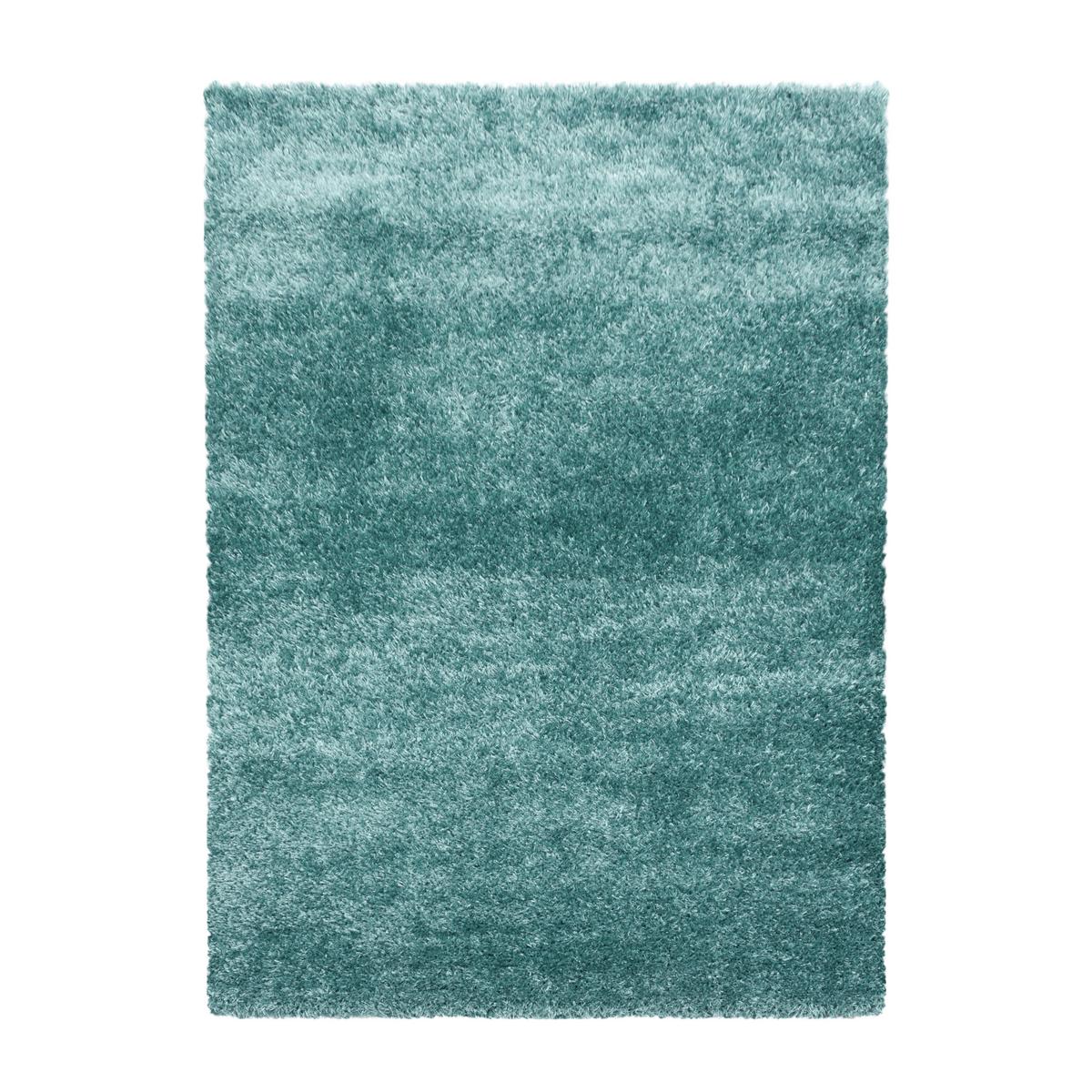 Hochflorteppich Brilliant Hellblau ca. 80x250cm - Hellblau, Basics, Textil (80/250cm) - Novel