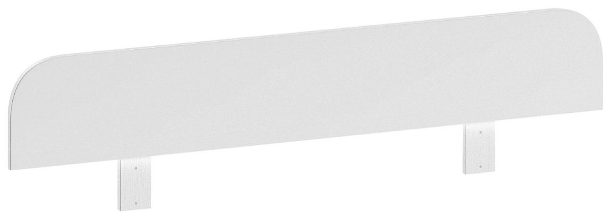 Absturzsicherung Weiß - Weiß, Natur, Holzwerkstoff (120/20/1,6cm) - Vipack