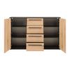 SIDEBOARD ADRIANO-M3 -EXKLUSIV- - svart/ekfärgad, Modern, trämaterial/plast (149,5/94,8/41,2cm) - Mömax
