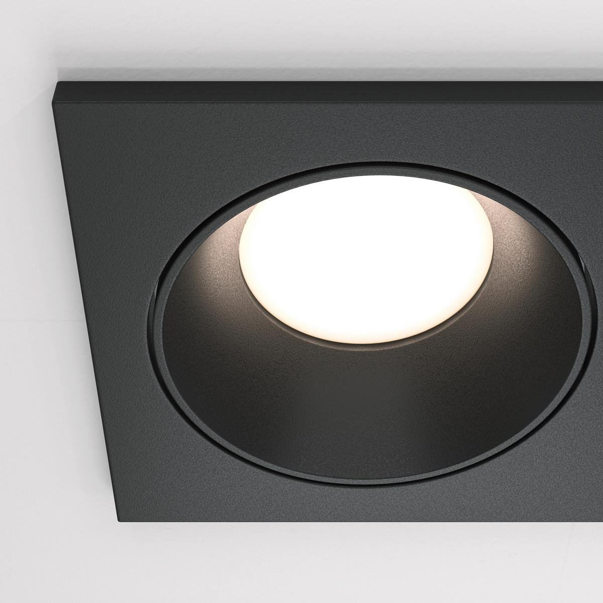 Deckenleuchte Zoom Schwarz max. 50 Watt - Schwarz, Trend, Metall (17/9/3,6cm) - MAYTONI