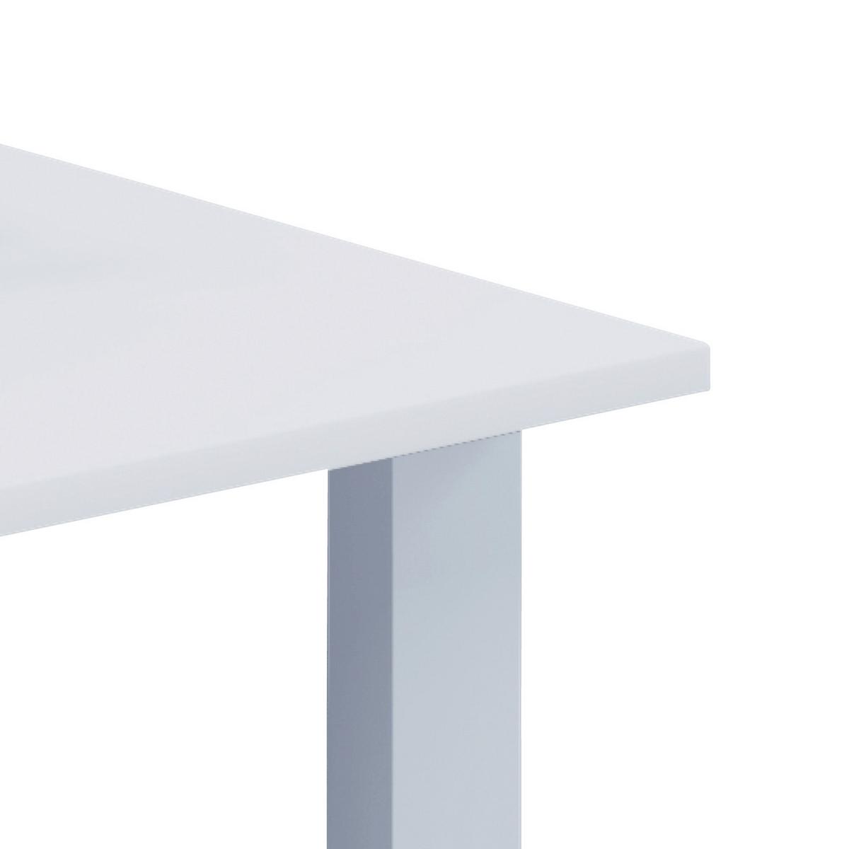Pisalna Miza Lona, Bela - bela, Moderno, kovina/leseni material (140/50/76cm) - MID.YOU