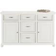 Sideboard Weiß - Weiß, ROMANTIK / LANDHAUS, Holz/Metall (150/95/45cm) - Zandiara Sideboard Weiß - Weiß, ROMANTIK / LANDHAUS, Holz/Metall (150/95/45cm) - Zandiara