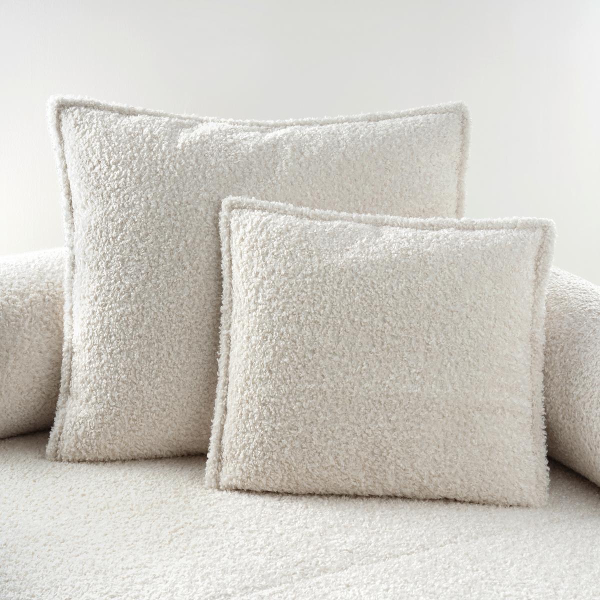 Wohnlandschaft Casimir in Weiss - Creme/Schwarz, LIFESTYLE, Kunststoff/Textil (310/180cm) - Premium Living