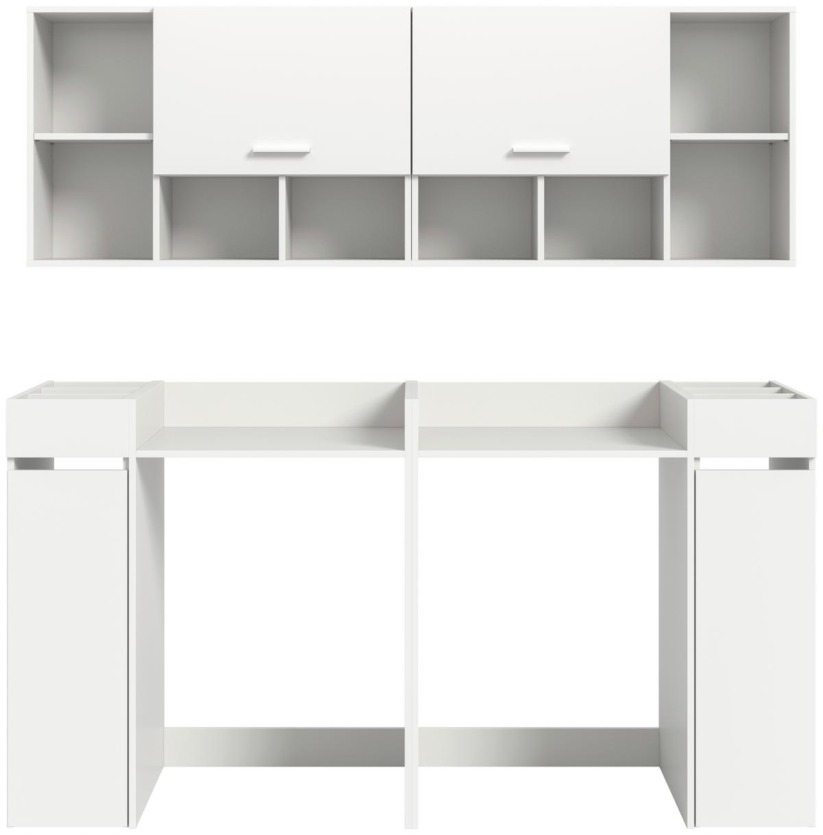 Hauswirtschaftsraum Free Weiß - Weiß, Basics, Holzwerkstoff (190/195/60cm) - MID.YOU