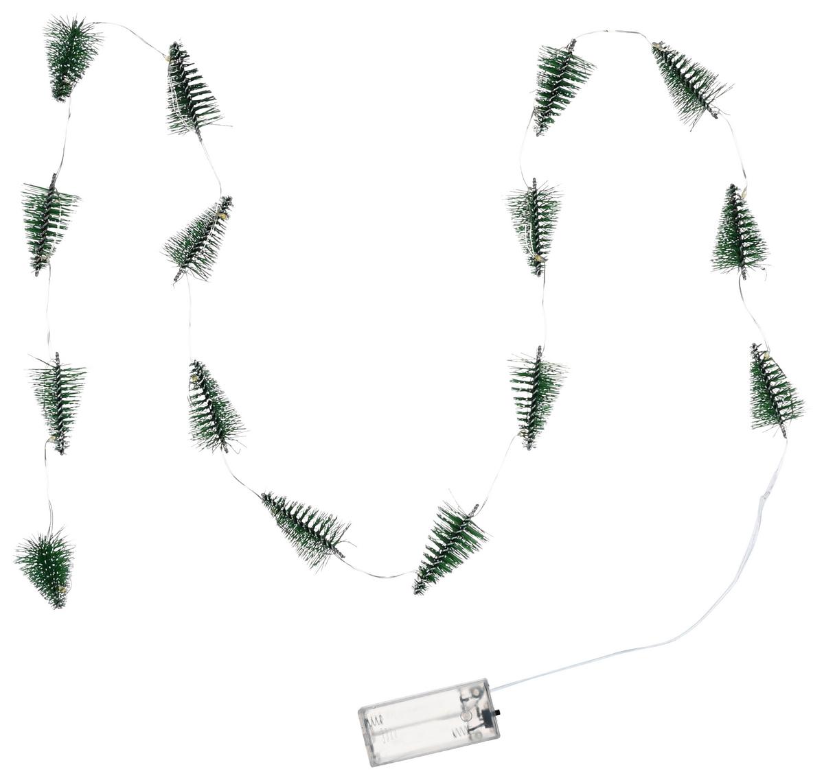 Lichterkette Tree Grün - Grün, Konventionell, Kunststoff/Metall (130cm) - Mömax