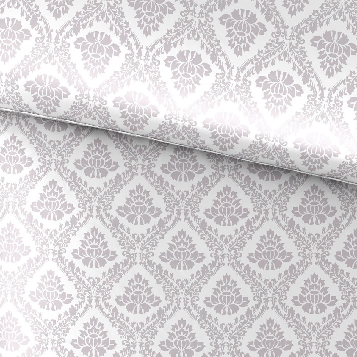 Bettwäsche Maya in Silber ca. 160x210cm - Silberfarben, Romantik / Landhaus, Textil (160/210cm) - Premium Living
