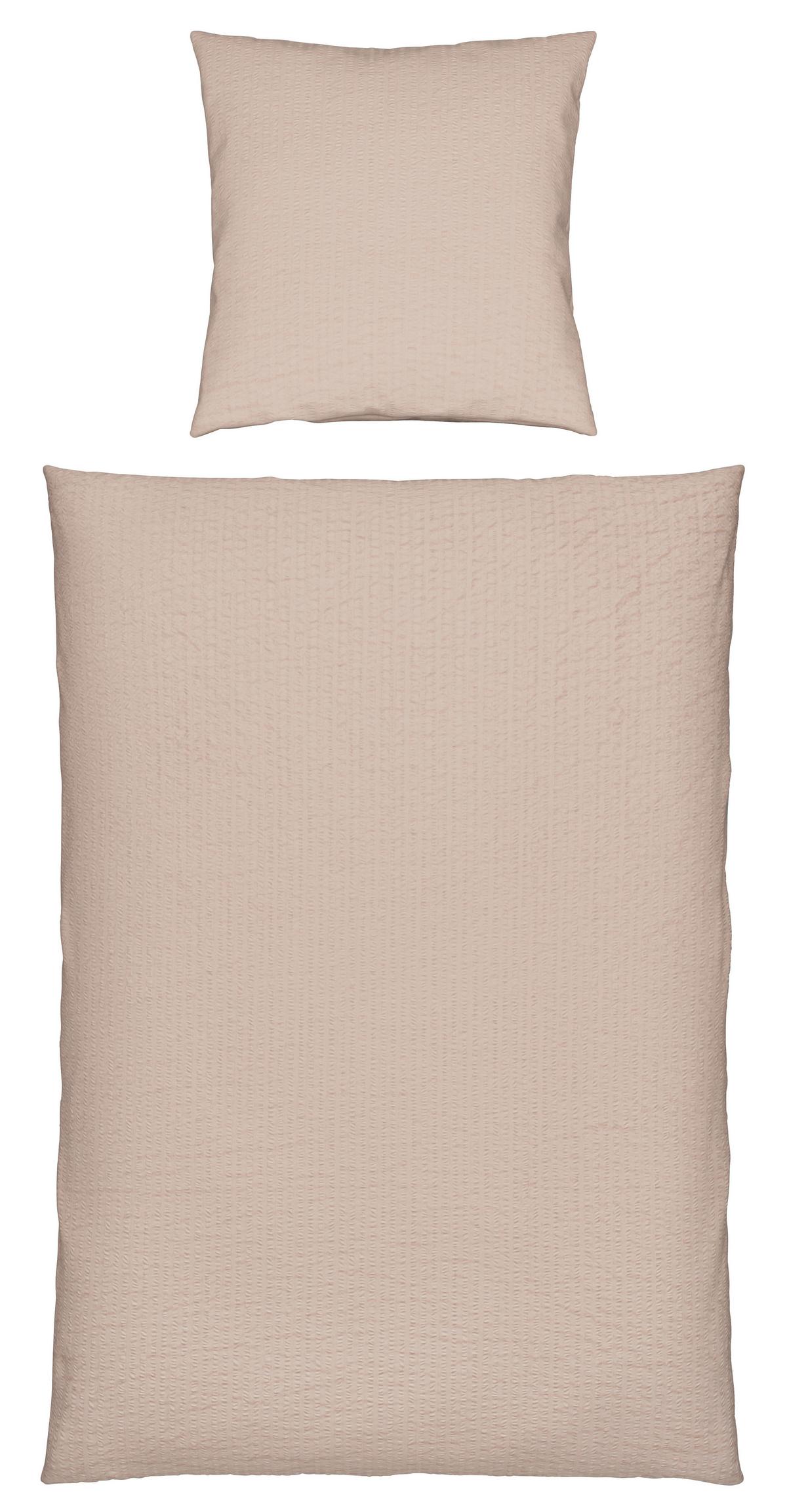 Bettwäsche Gisela Beige ca. 135x200cm - Beige, Textil (135/200cm) - Modern Living