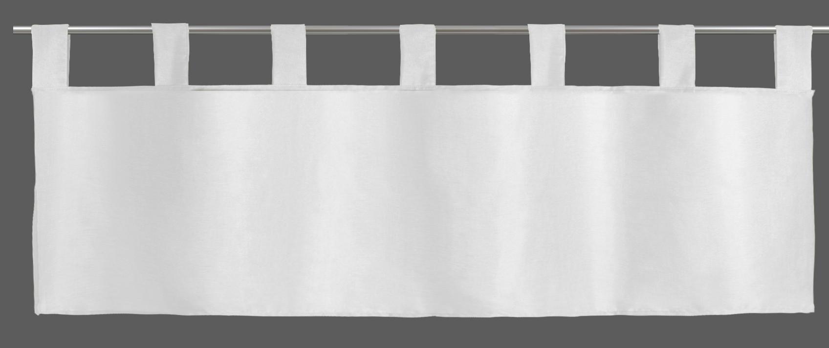 Vitrázsfüggöny Alster 140/50 - fehér, textil (140/50cm)