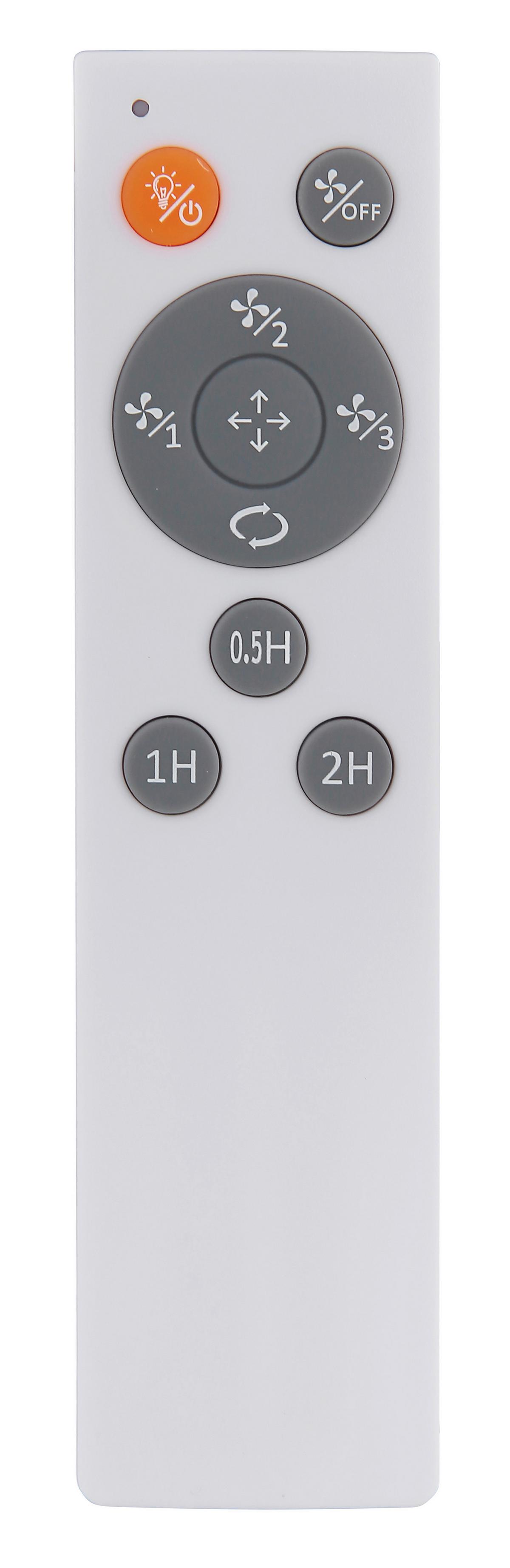 Stropni Ventilator Alisha - svijetlo siva/crna, Basics, metal/plastika (42/15cm) - Globo