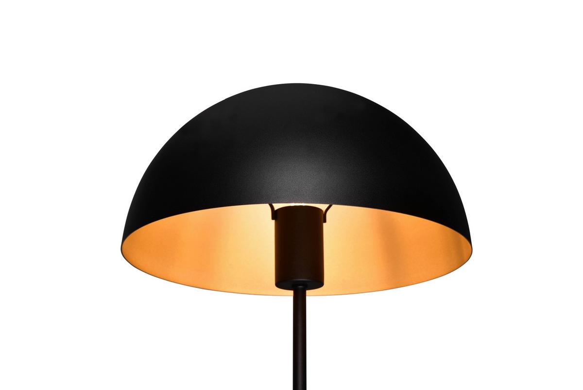 Tischleuchte Nola Schwarz max. 40 Watt - Schwarz, KONVENTIONELL, Metall (30/45cm) - Trio Leuchten