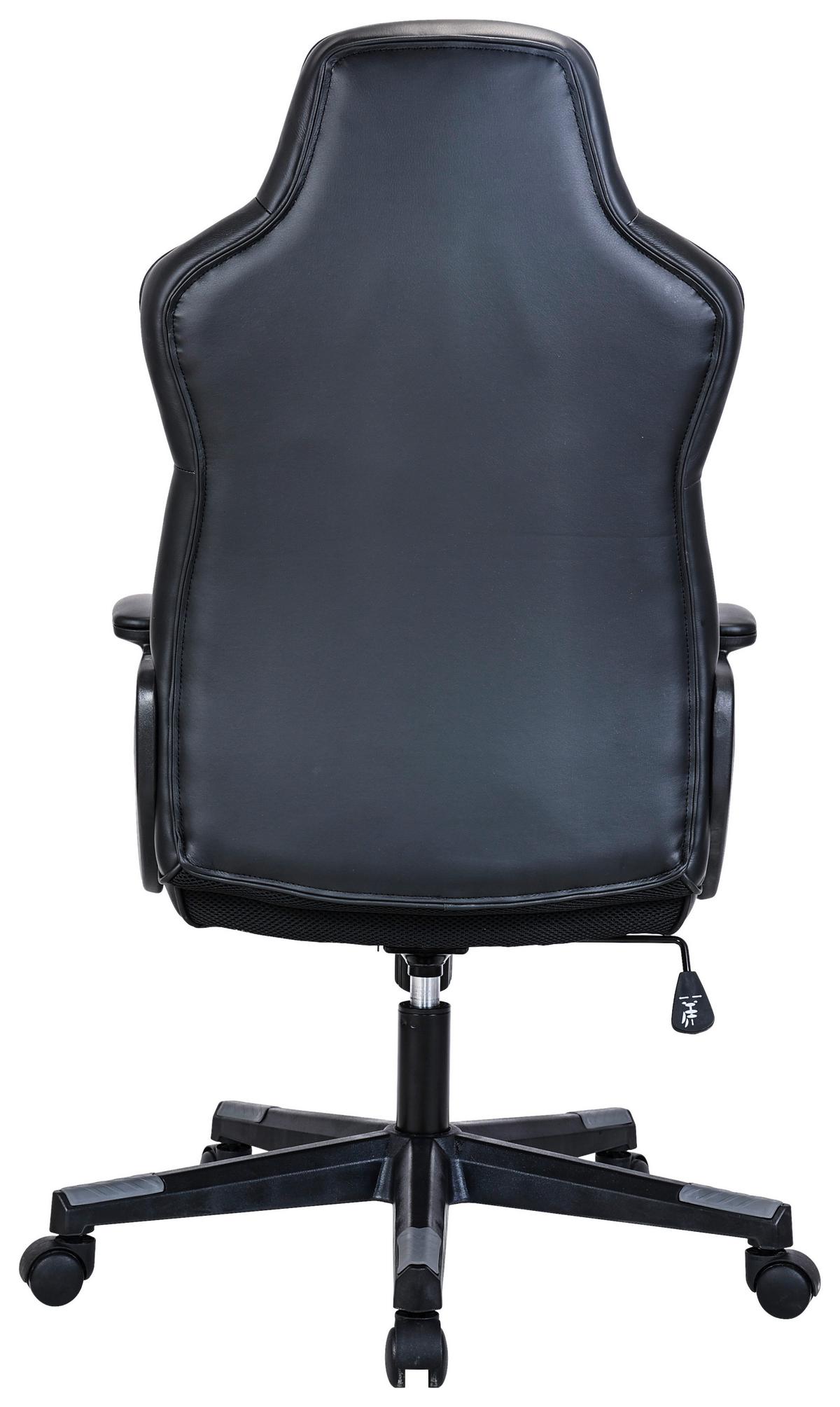 DREHSTUHL ZORA - Weiss/Schwarz, Modern, Kunststoff/Textil (60/113-123/73cm) - Mömax