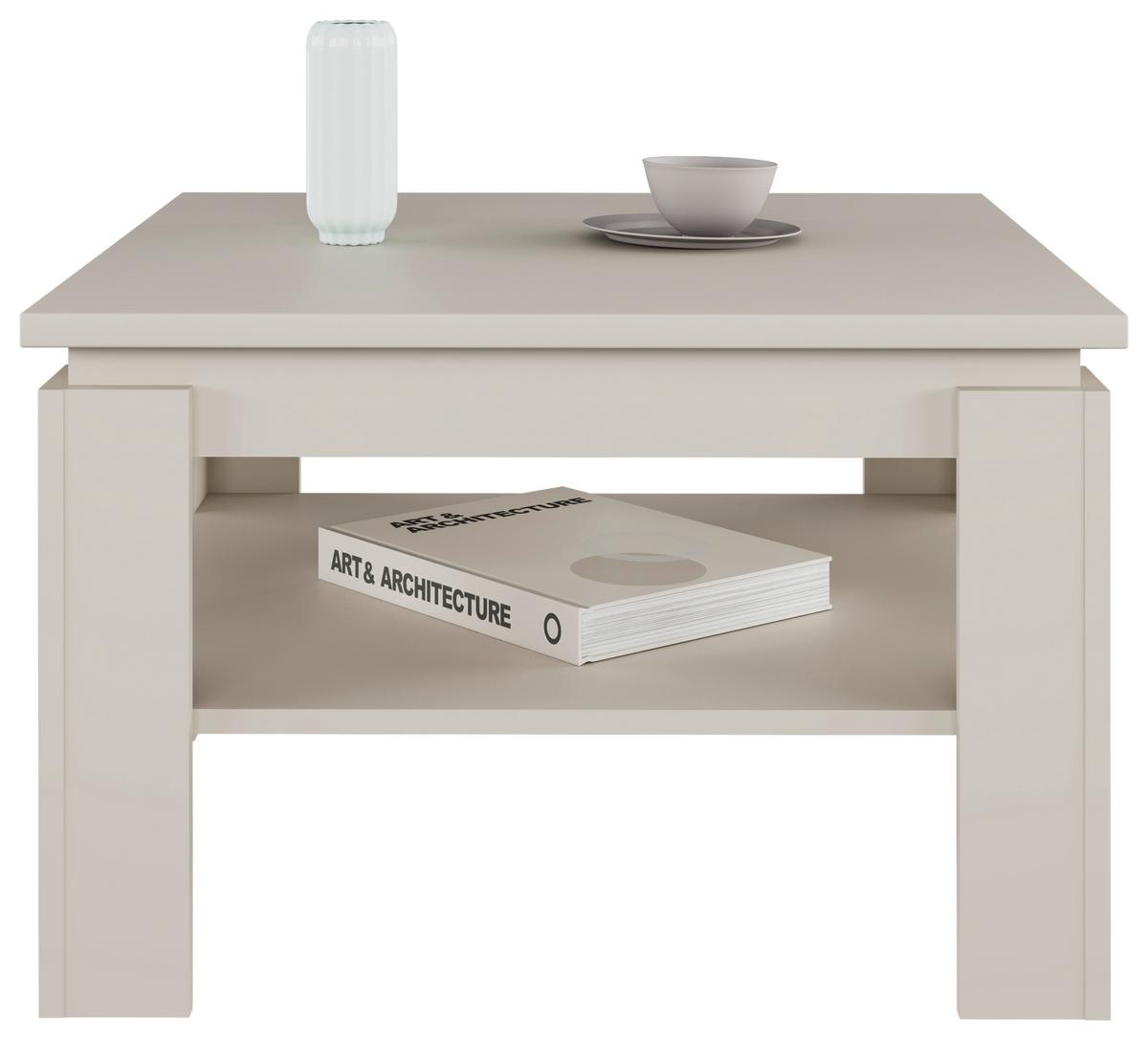 Klubska Miza Nizza 1 - kašmir, Moderno, leseni material (70/45/70cm)