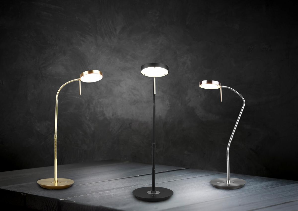 LED-Schreibtischleuchte Monza Dimmbar max. 12 Watt - Basics (46/19/57cm) - Trio Leuchten