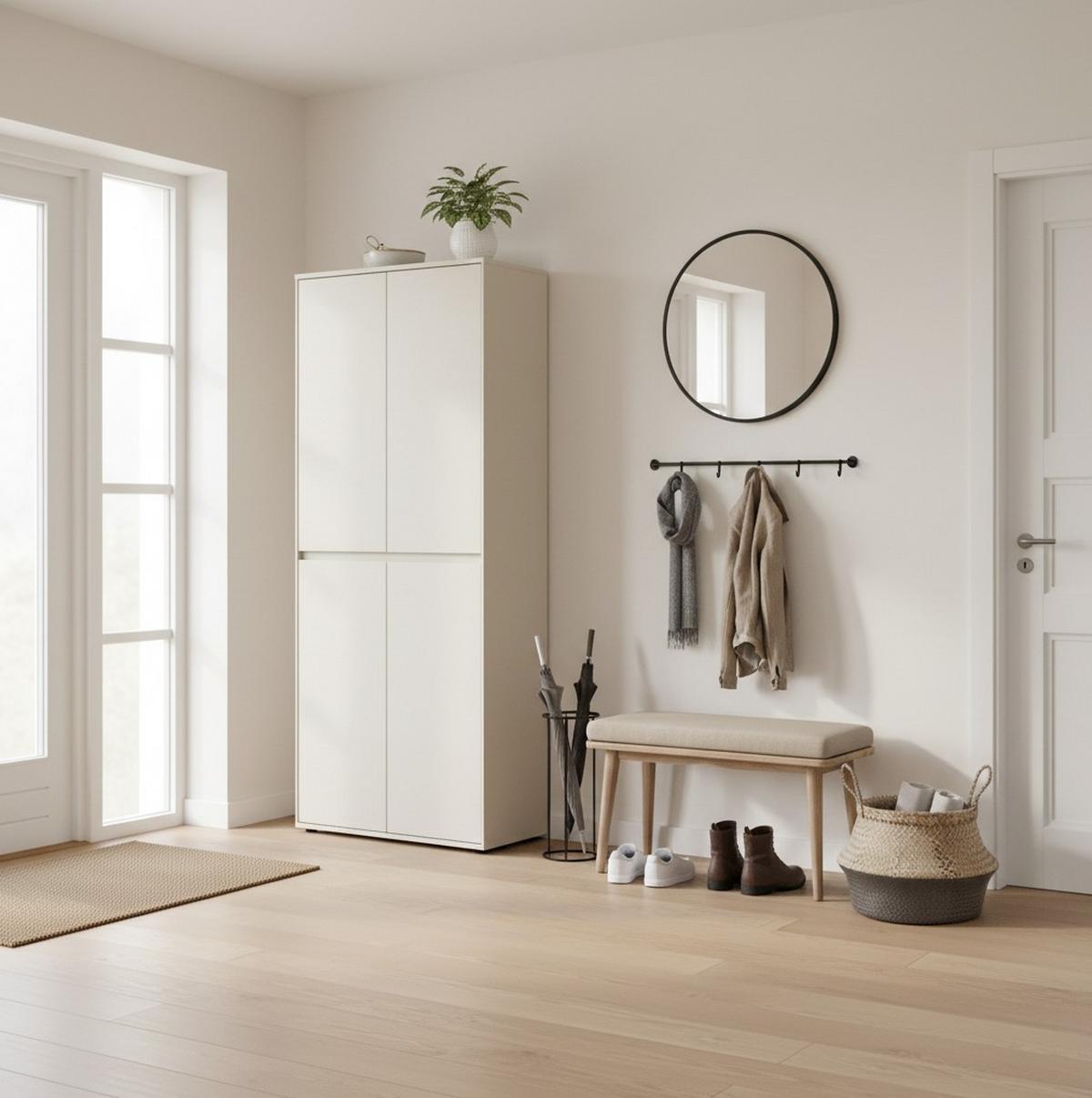 Garderobni Ormar Zapato - kašmir, Design, drvni materijal (75/185,9/35,3cm) - Modern Living