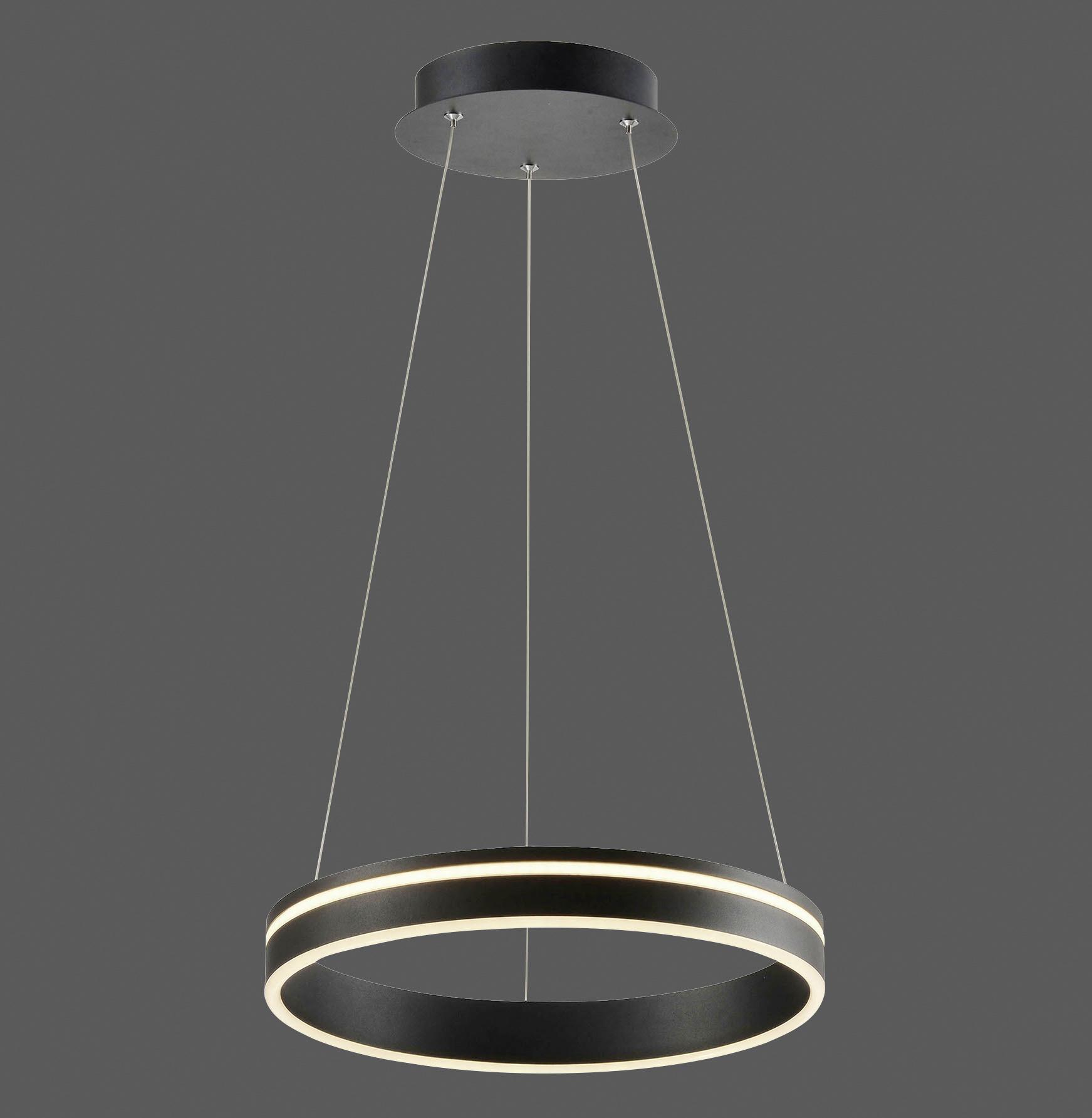 LAMPA WISZĄCA LED 8410-13 Q-VITO *SH* - antracytowy, Design, metal (40/40/120cm) - Paul Neuhaus