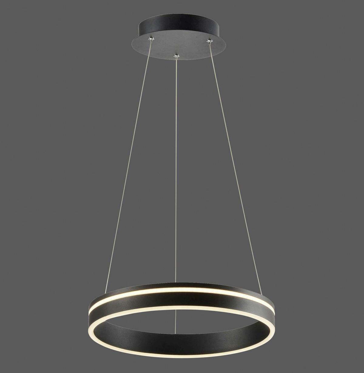 LAMPA WISZĄCA LED 8410-13 Q-VITO *SH* - antracytowy, Design, metal (40/40/120cm) - Paul Neuhaus