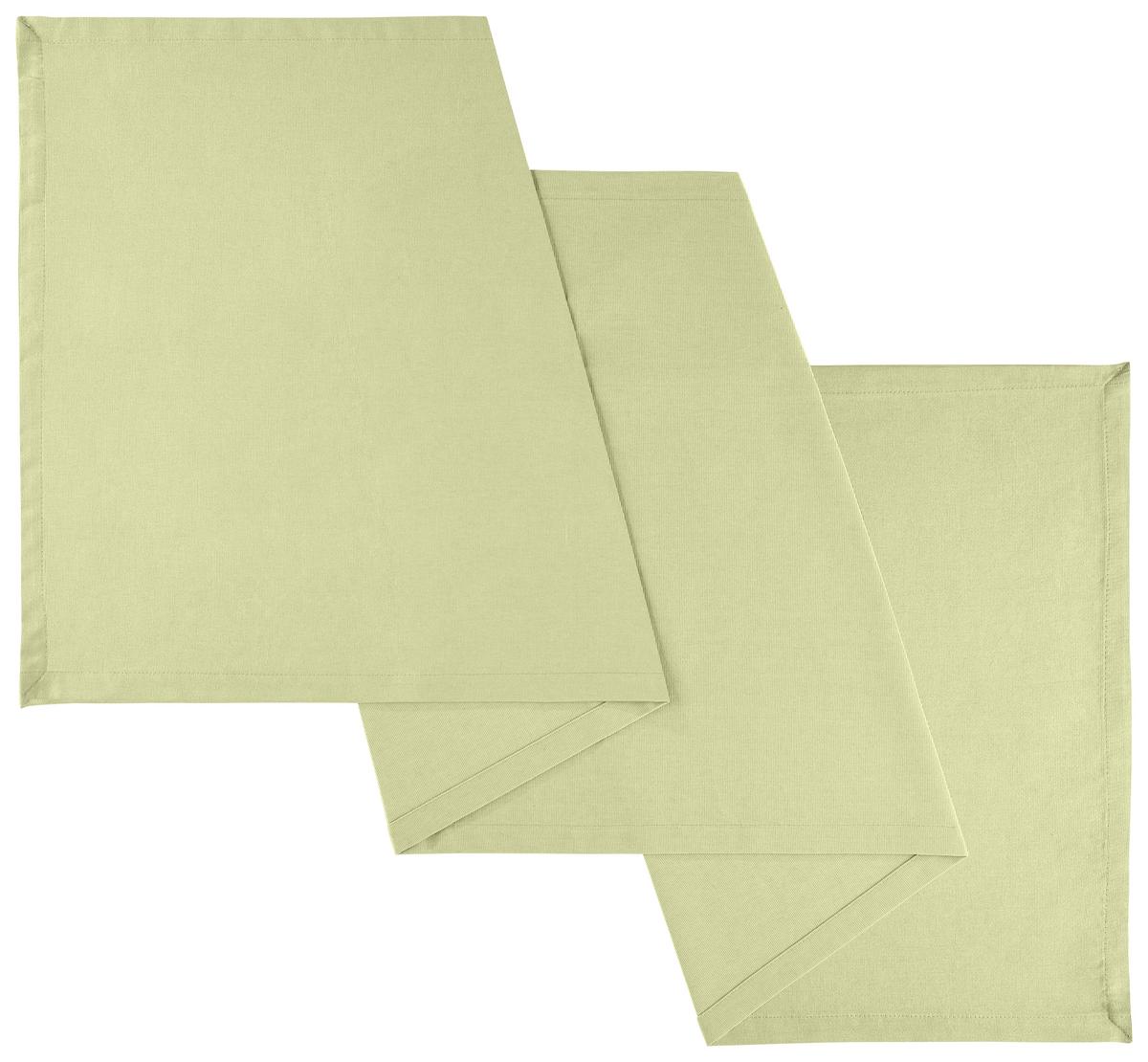 Tischläufer Steffi in Pistazie ca.45x150cm - Hellgrün, Textil (45/150cm) - Modern Living