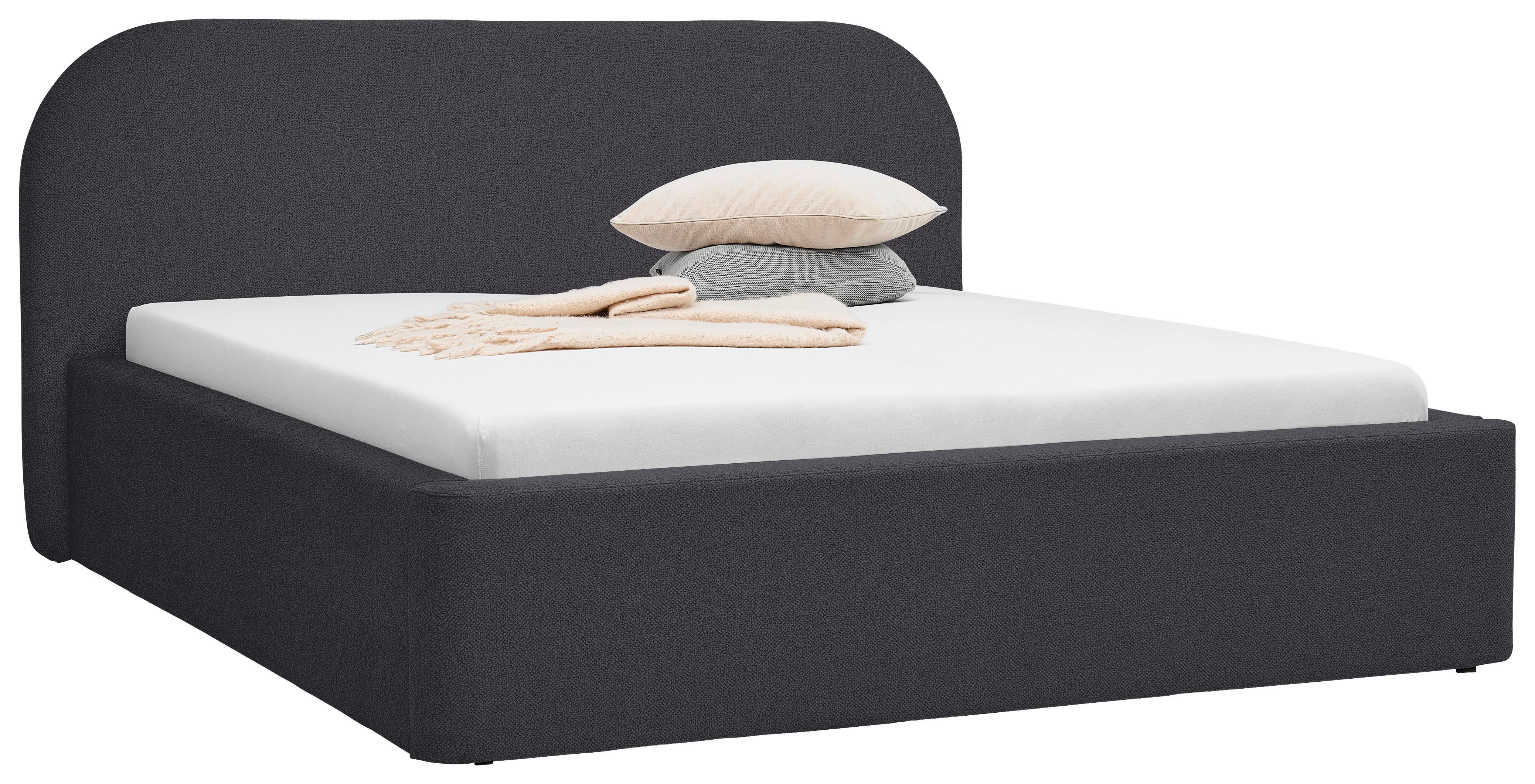 Tapecirani Krevet Bilbao Classic - crna/antracit, Design, tekstil (140/200cm) - Based