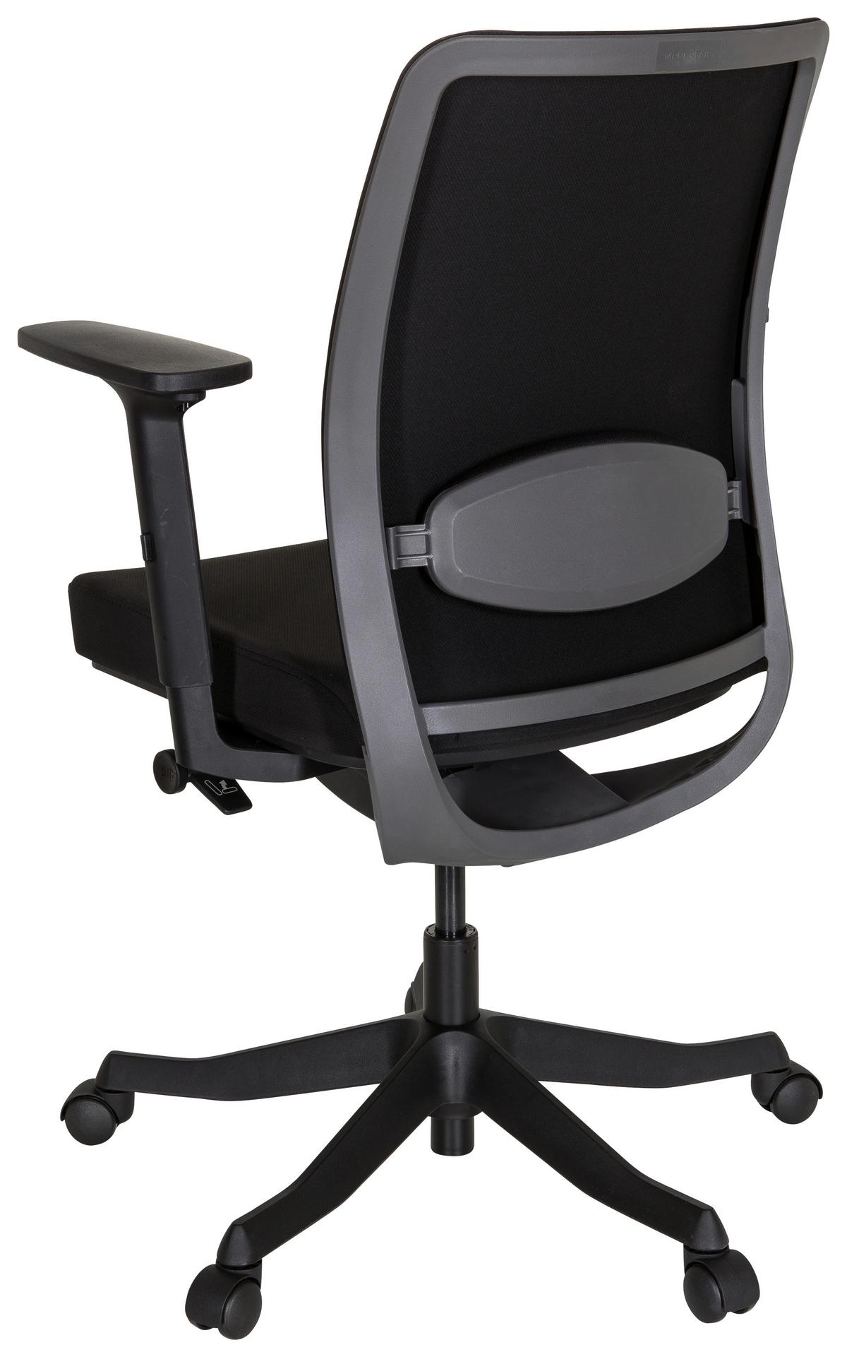 Vrtljivi Stol Senator, Črna - črna, Moderno, umetna masa/tekstil (68/111/60cm) - MID.YOU