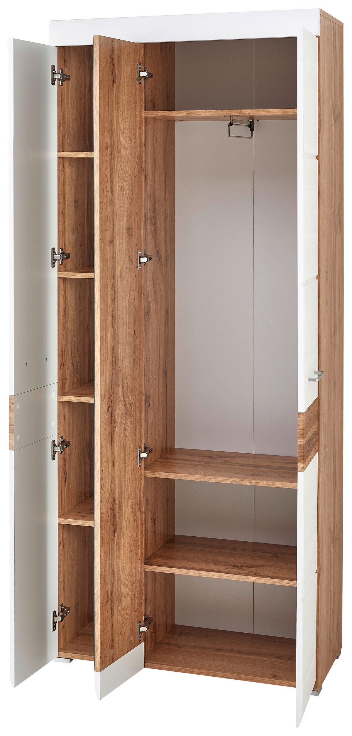 SZAFA DO PRZEDPOKOJU FUNNY M -EXKLUSIV- - kolor dębowy/biały, Konventionell, materiał drewnopochodny (84/200/40cm) - Mömax
