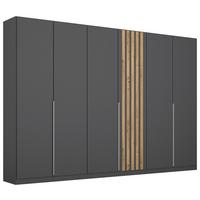 Ormar S Klasičnim Vratima Lamella - siva/hrast Artisan, Moderno, drvni materijal/metal (271/210/54cm) - Modern Living