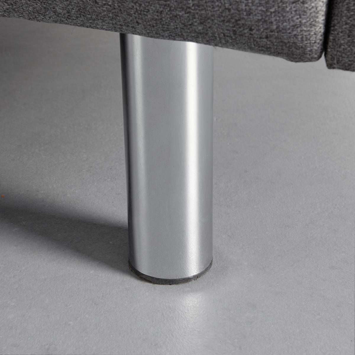 Zofa S Posteljno Funkcijo David, Siva - barve kroma/siva, Moderno, kovina/tekstil (196/83/89cm) - Bessagi Home