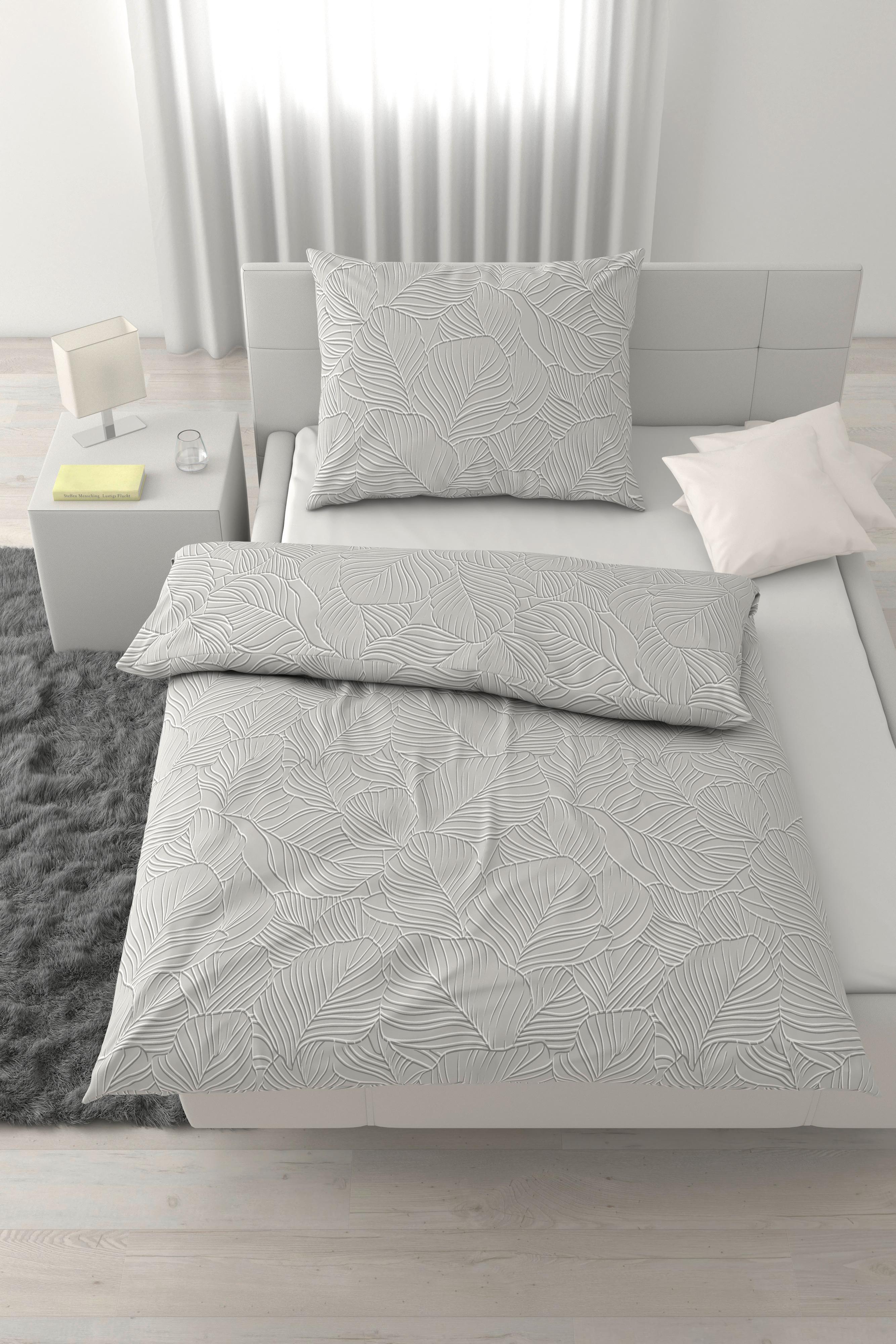 Posteljnina Chloe - bela, tekstil (140/200cm) - Mömax