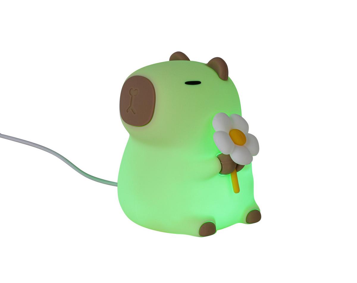 Nachtlicht Capybara Creme max. 2,5 Watt - Creme, MODERN, Kunststoff (9,2/11,1/9,1cm) - Mömax