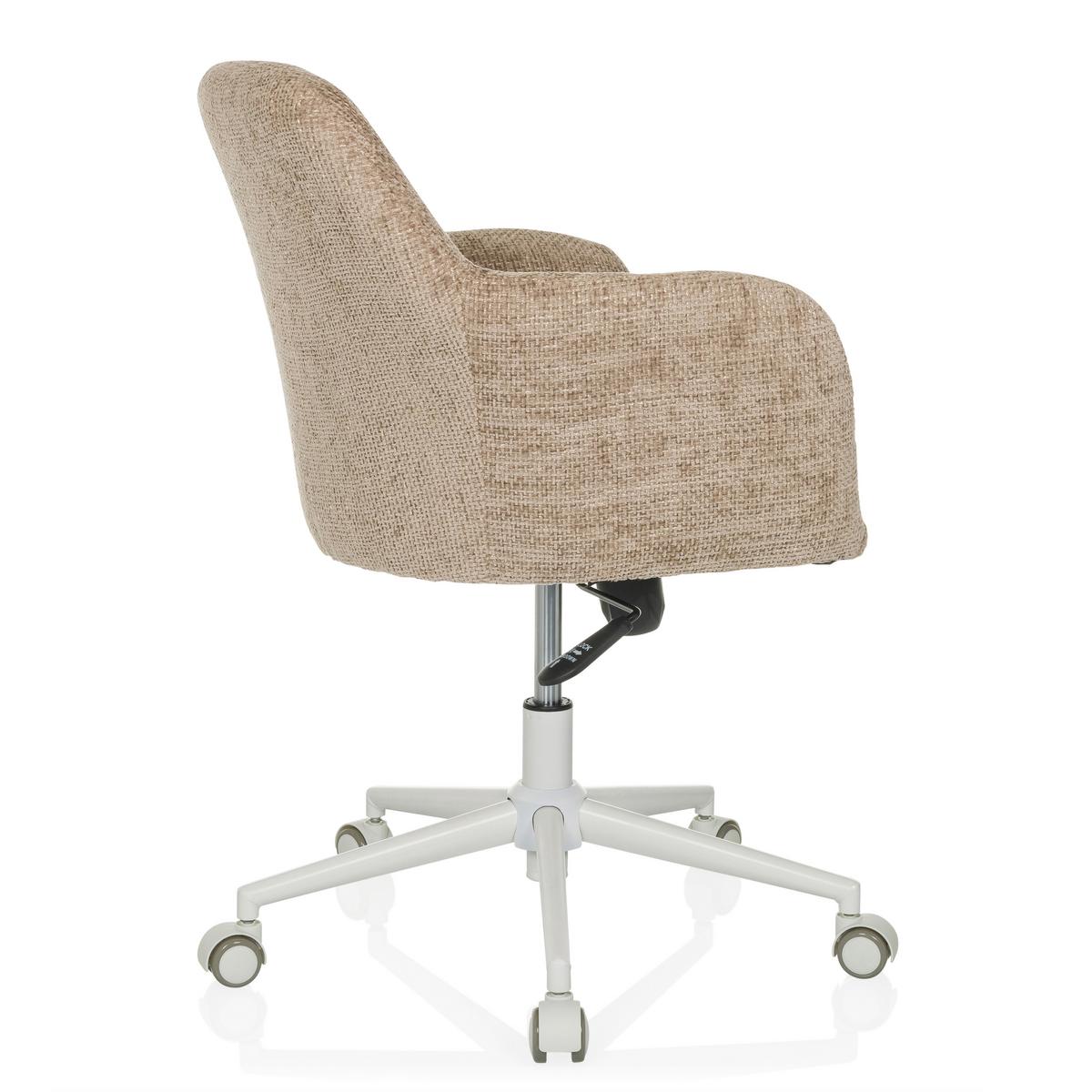 Vrtljivi Stol Solao Home, Bež - bela/bež, Moderno, kovina/umetna masa (58/78/60cm) - MID.YOU