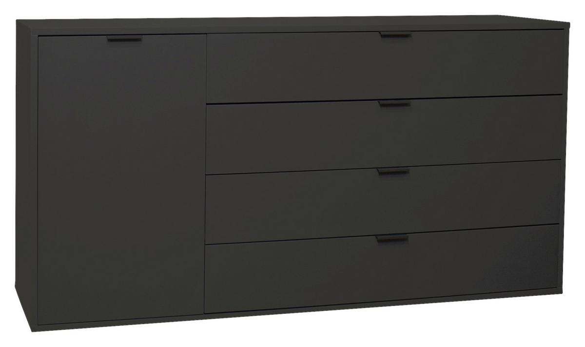 Sideboard Bounty Anthrazit - Anthrazit, Modern (168/87/45cm) - Premium Living