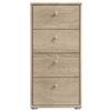 Komoda Tempra 2, Barva Hrasta - barve hrasta/hrast sonoma, Basics, umetna masa/leseni material (38,6/85,5/34,8cm) - Mömax