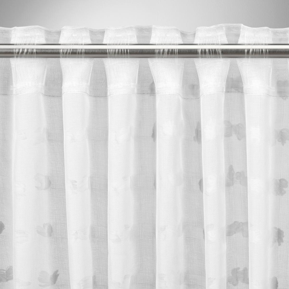 Draperie confecționată Bella - alb, Romantik / Landhaus, textil (140/245cm) - Mömax